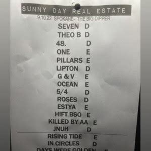 sunny day real estate setlist